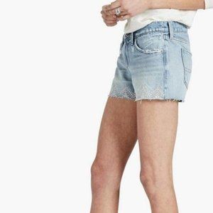 Lucky Brand The Cut Off Distressed Jean Shorts